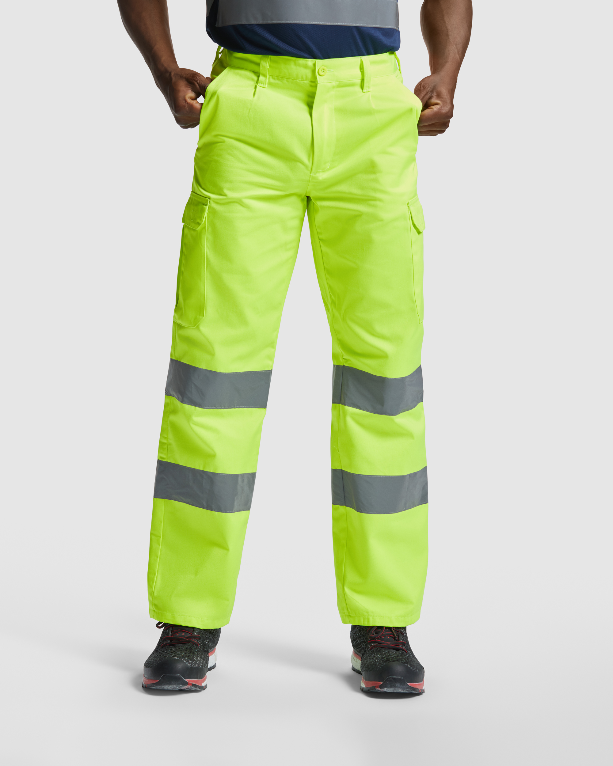 Pantalón alta visibilidad flúor ALFA para empresas