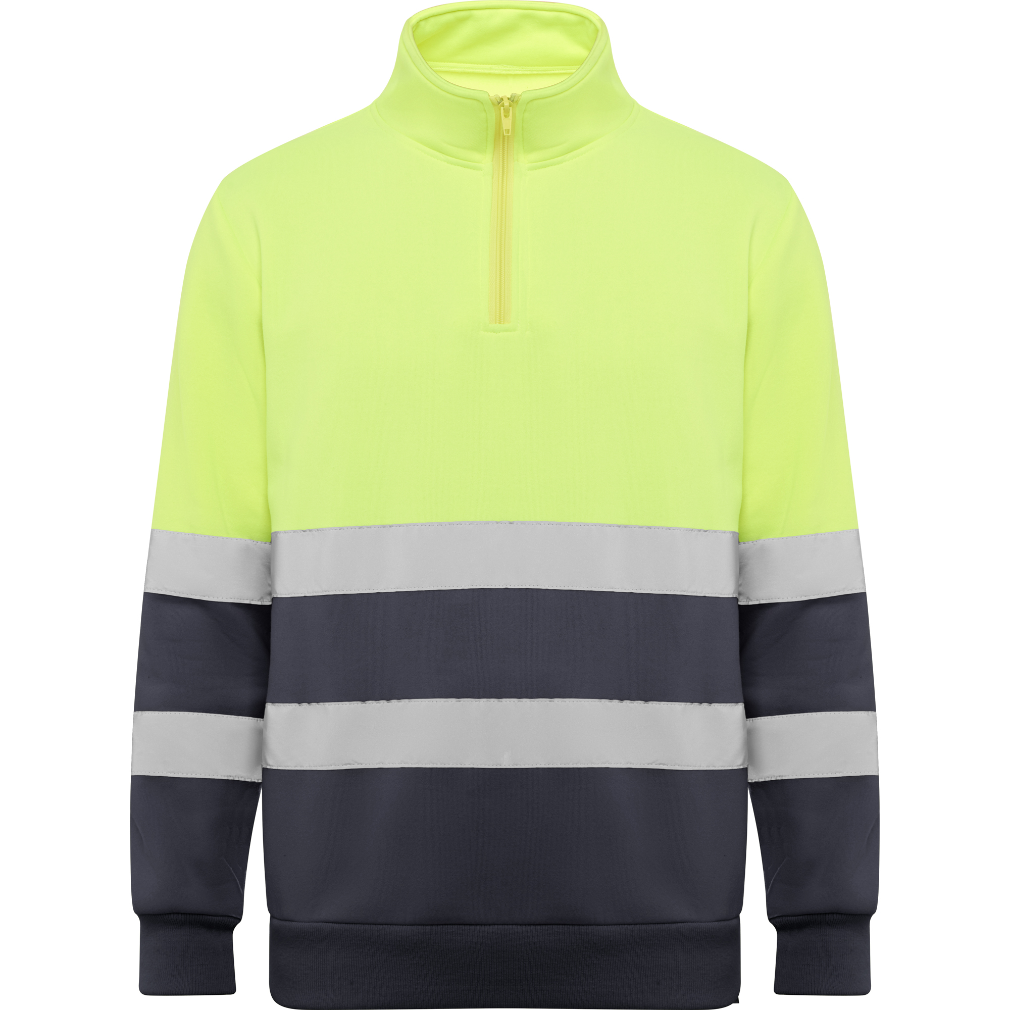 Sudadera alta visibilidad SPICA plomo amarillo flúor