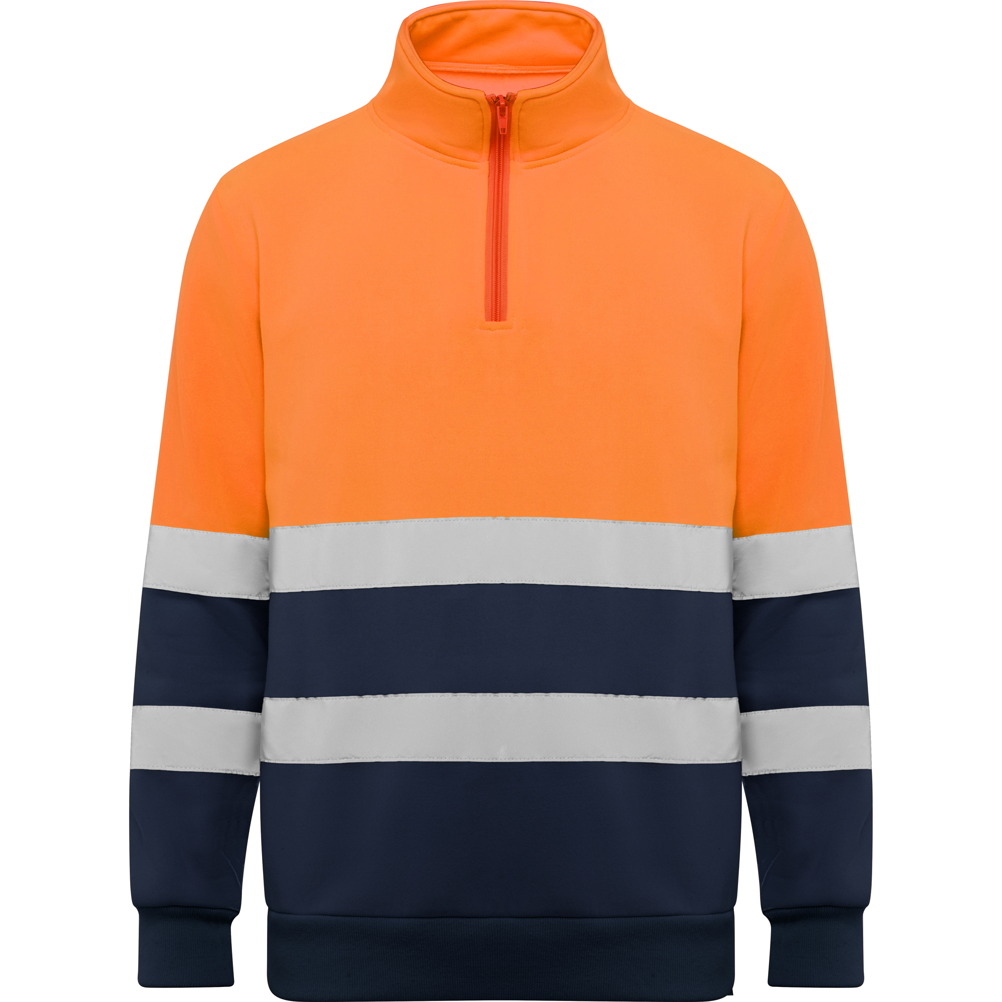 Sudadera alta visibilidad SPICA marino naranja flúor