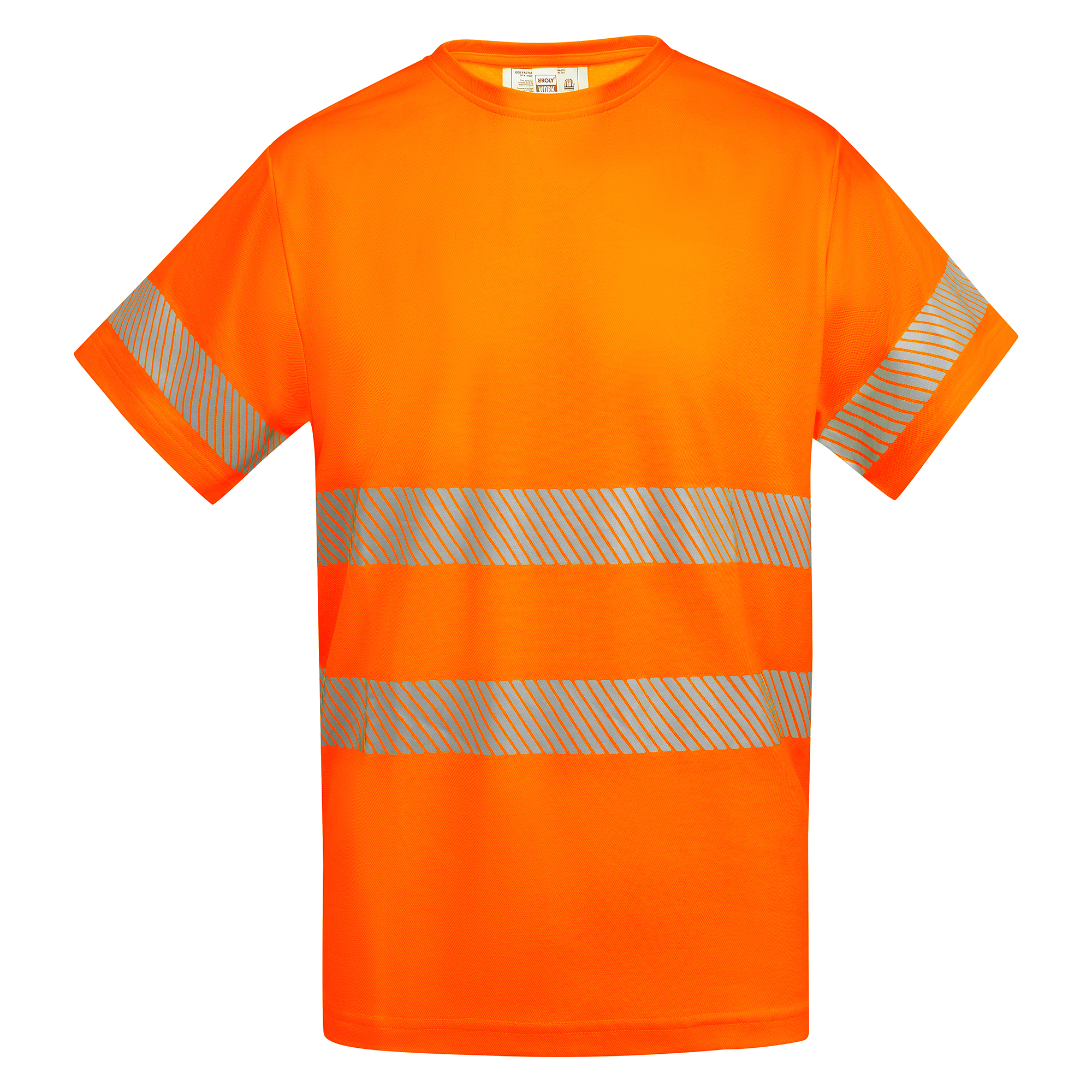 Camiseta alta visibilidad TAURI naranja flúor