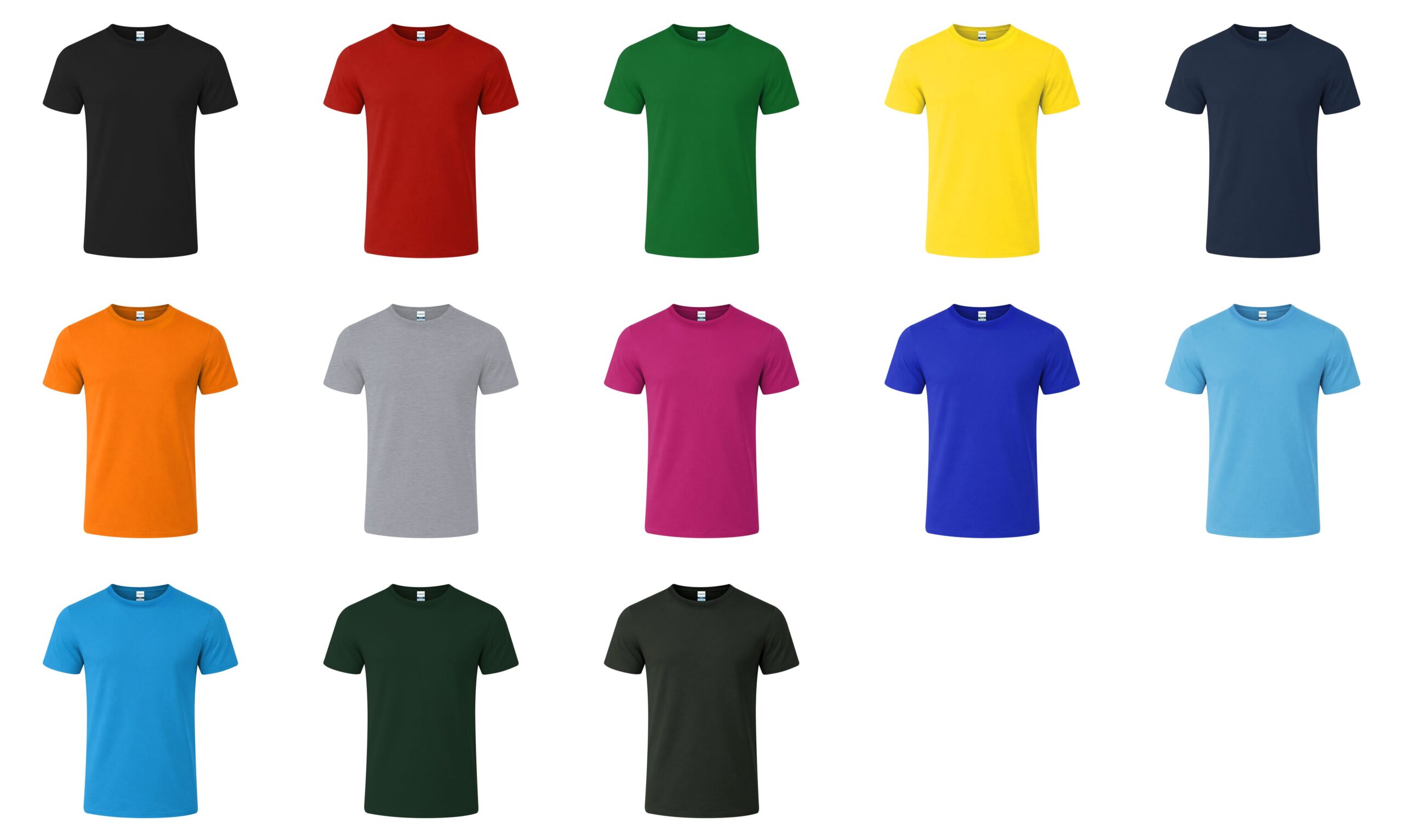 Camisetas personalizadas para empresas disponibles en 14 colores