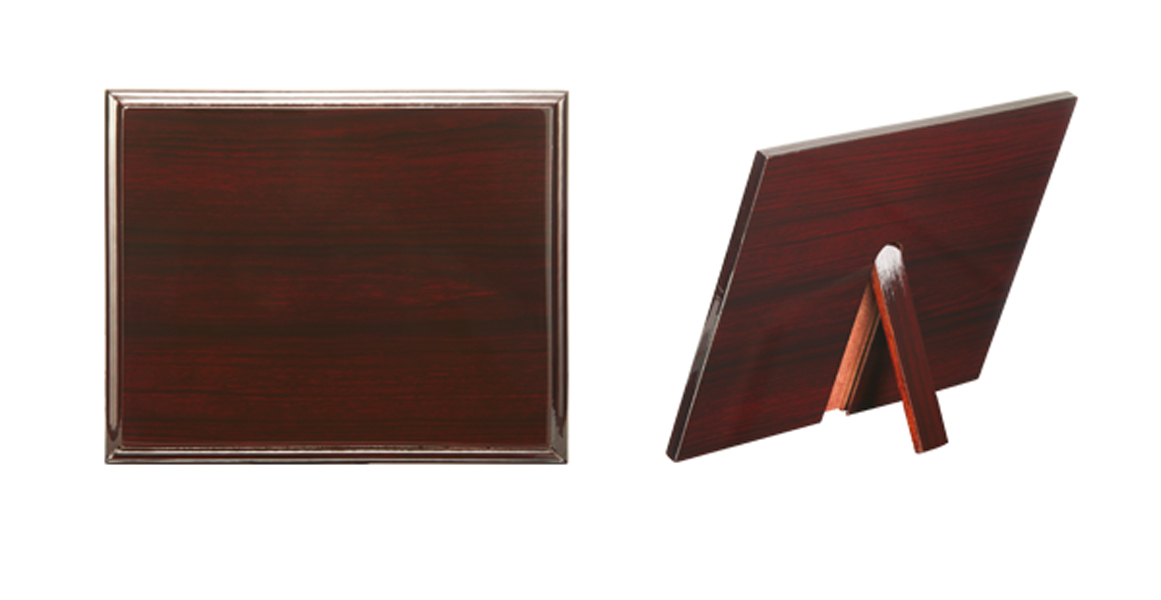 Placa Conmemorativa de Madera Premium 21 x 17 cm