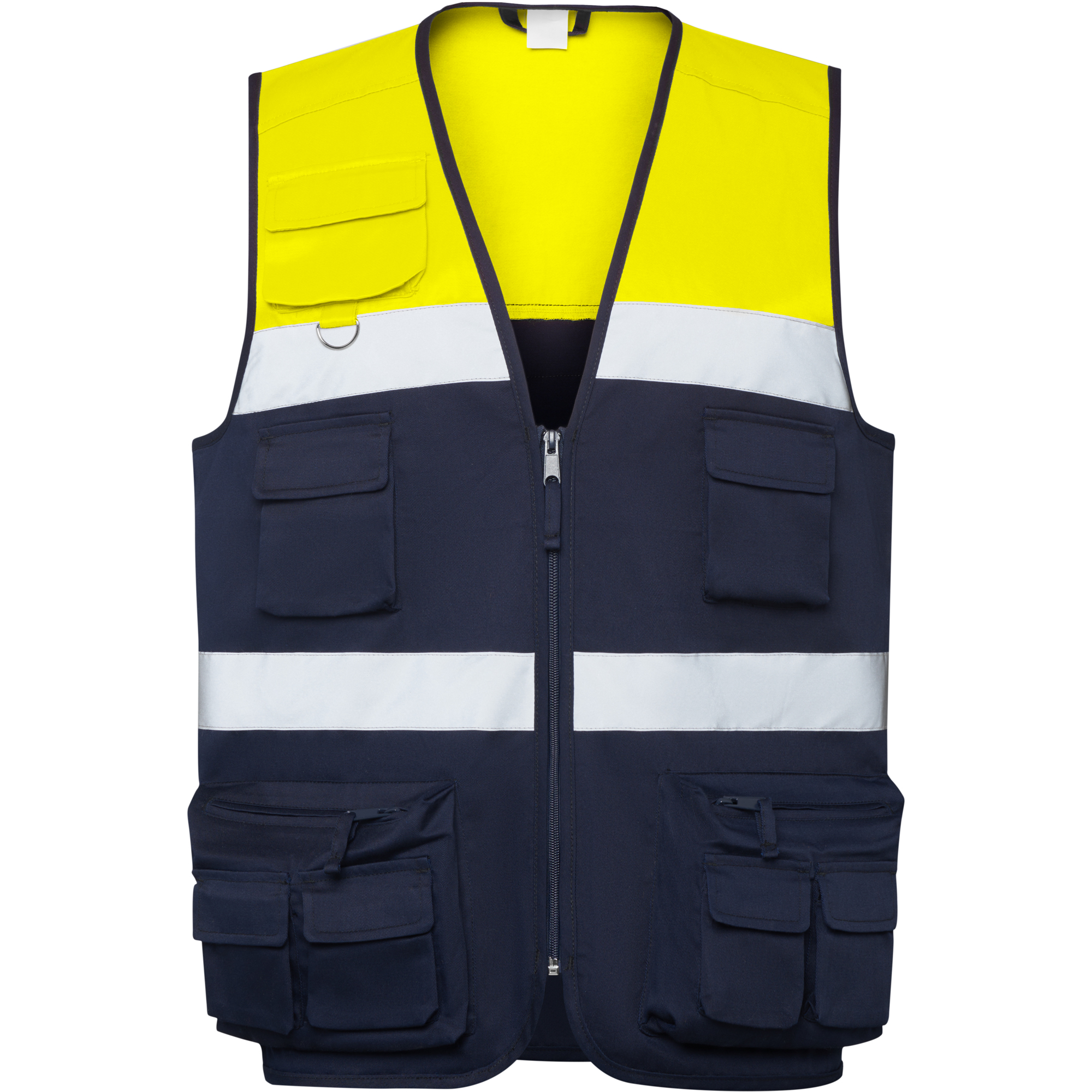 Chaleco alta visibilidad BETA color marino/amarillo fluor