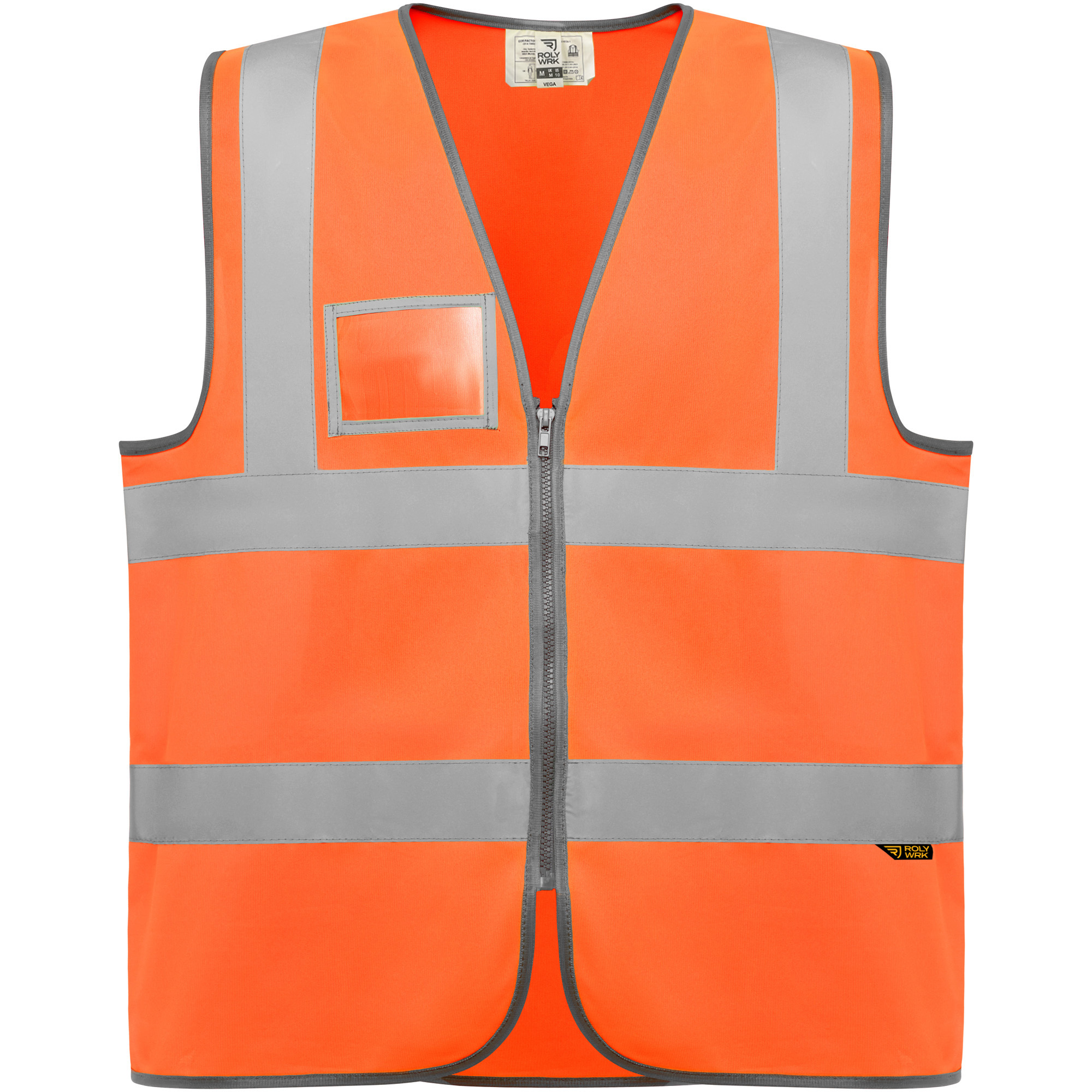 Chaleco alta visibilidad POLUX color naranja fluor
