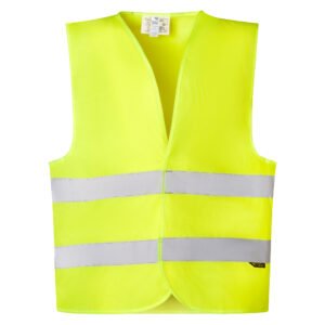 Chaleco alta visibilidad SIRIO color amarillo fluor