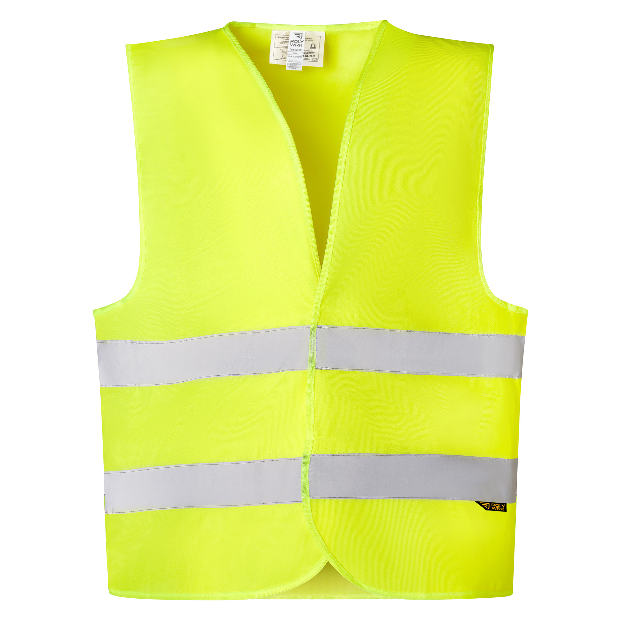 Chaleco alta visibilidad SIRIO color amarillo fluor