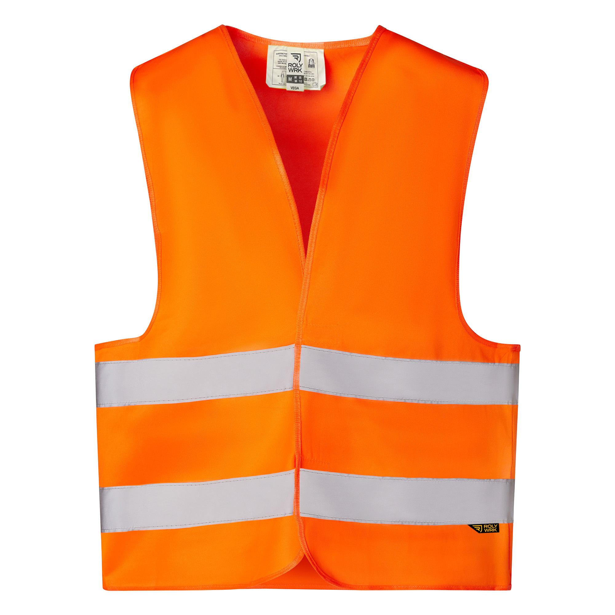 Chaleco alta visibilidad SIRIO color naranja fluor