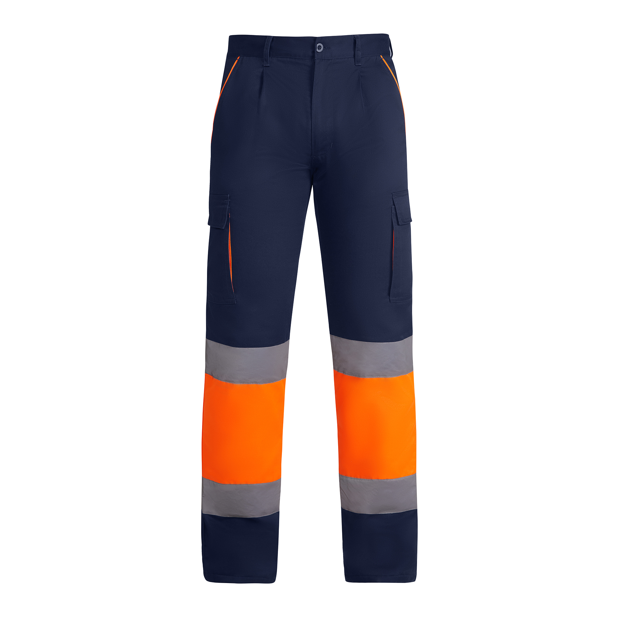 Pantalón alta visibilidad ENIX color marino/naranja fluor