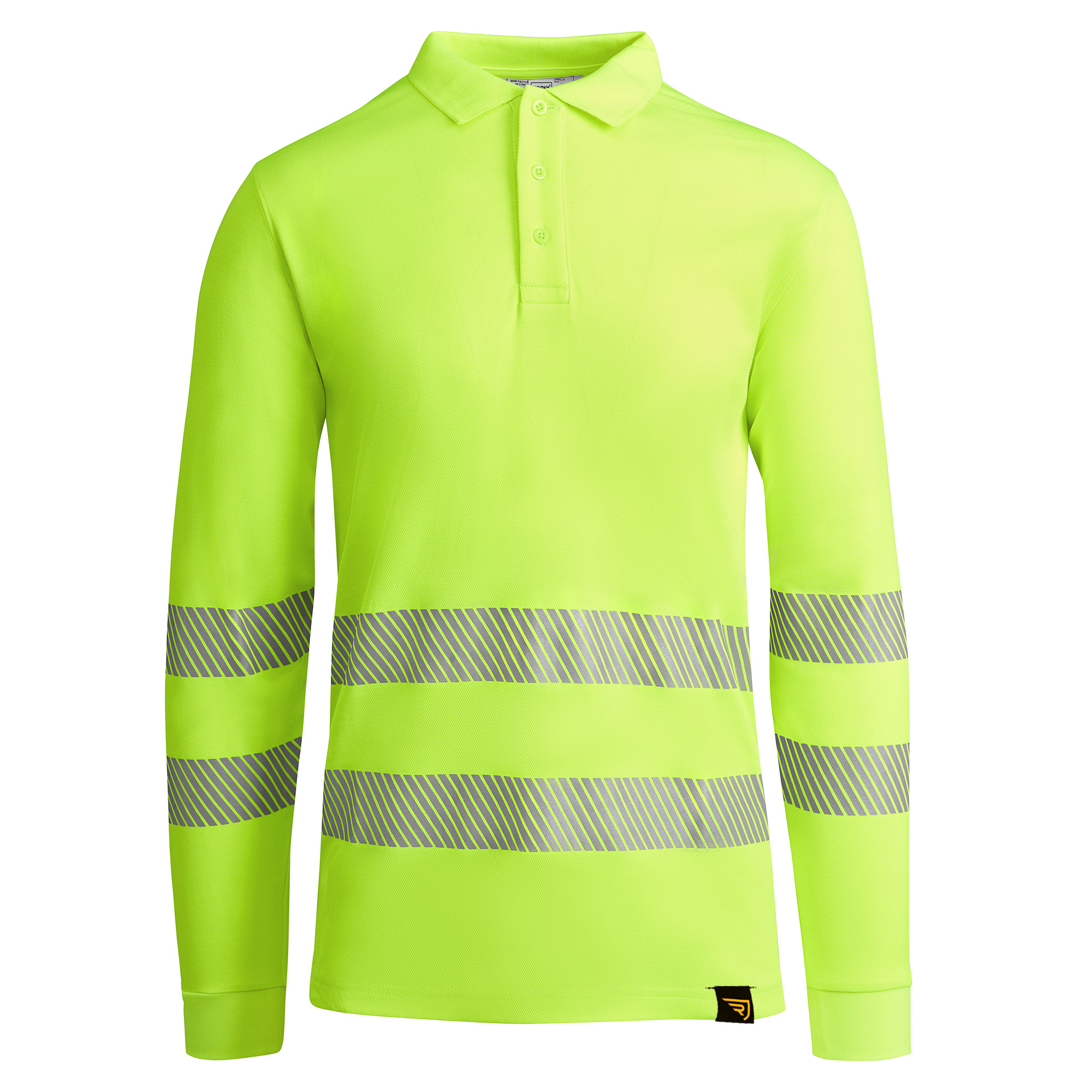 polo alta visibilidad ATRIO LS color amarillo flúor