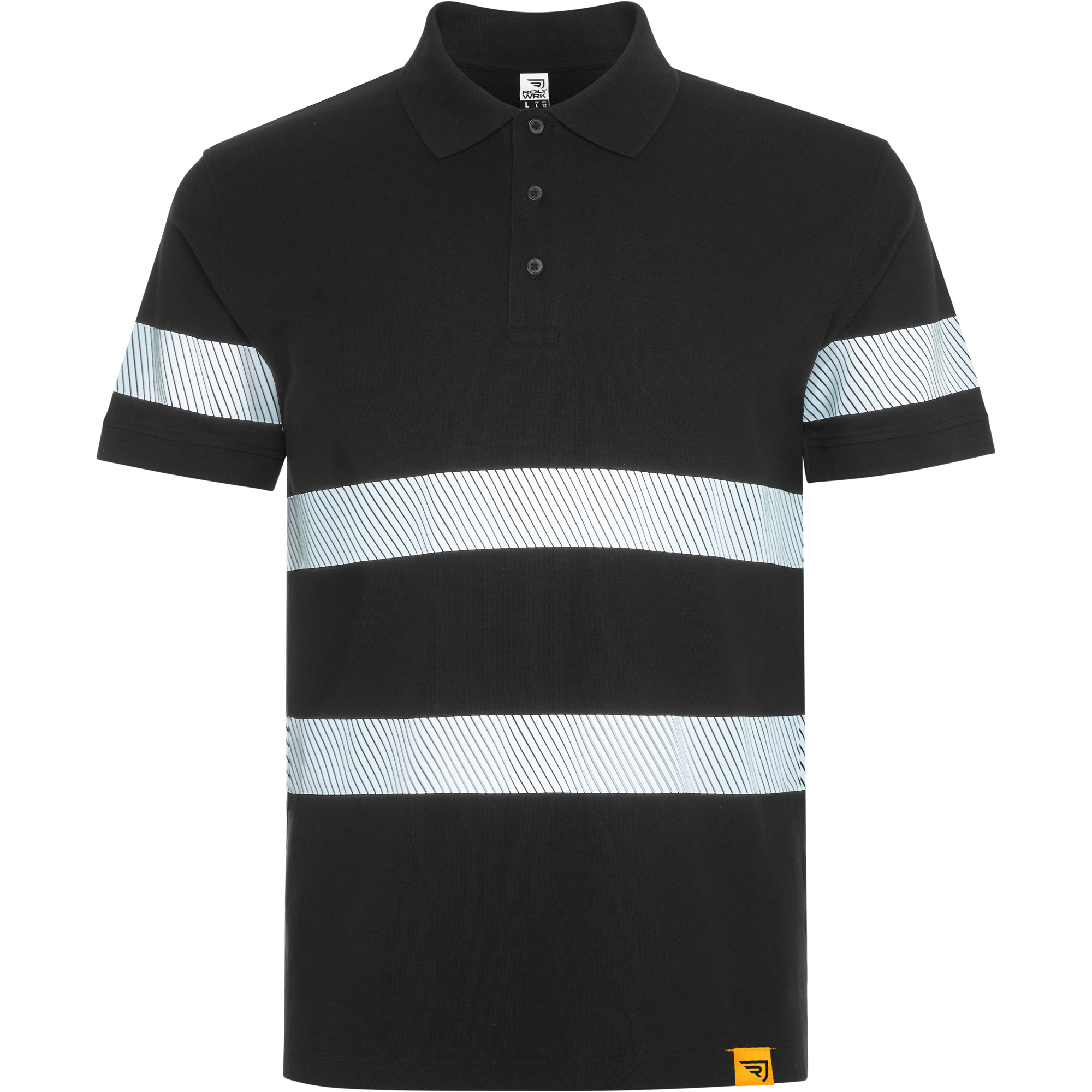 polo alta visibilidad FORAN color negro